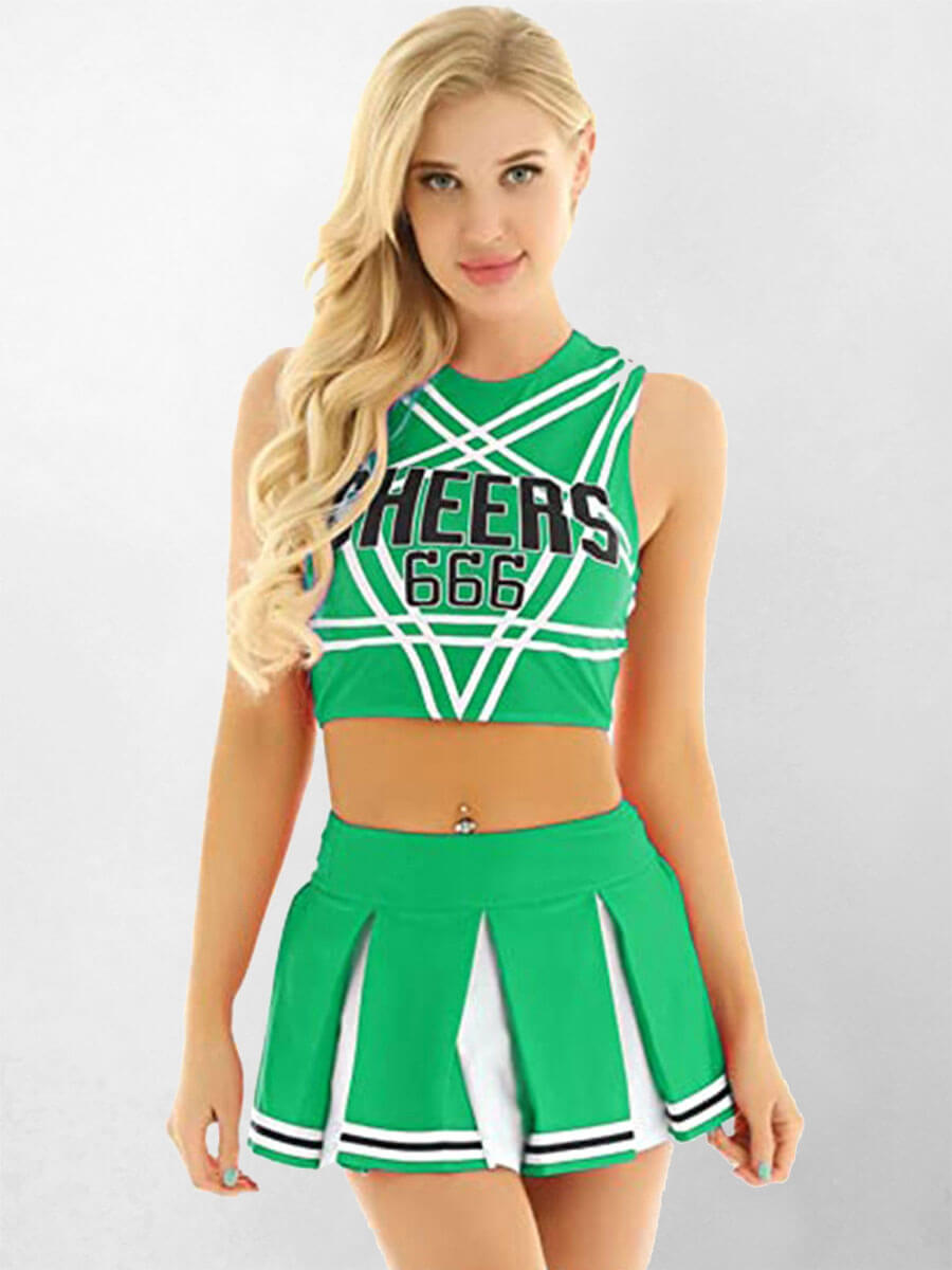 セクシー女子コスプレチアリーダーファンシードレス衣装
